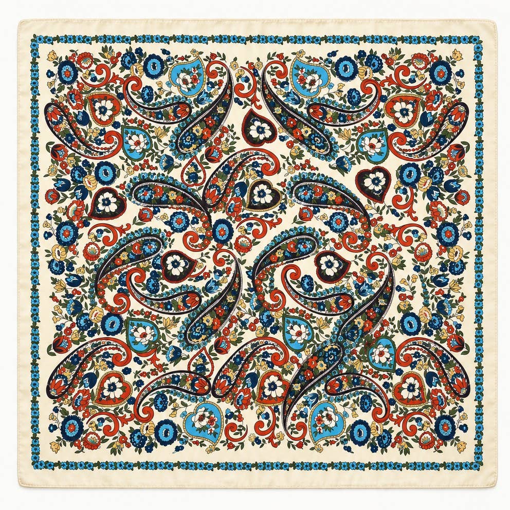 Grand Canal Paisley Scarf