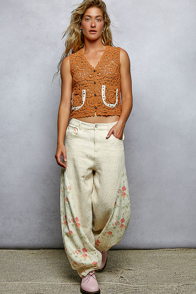 Laurel Canyon Crochet Vest