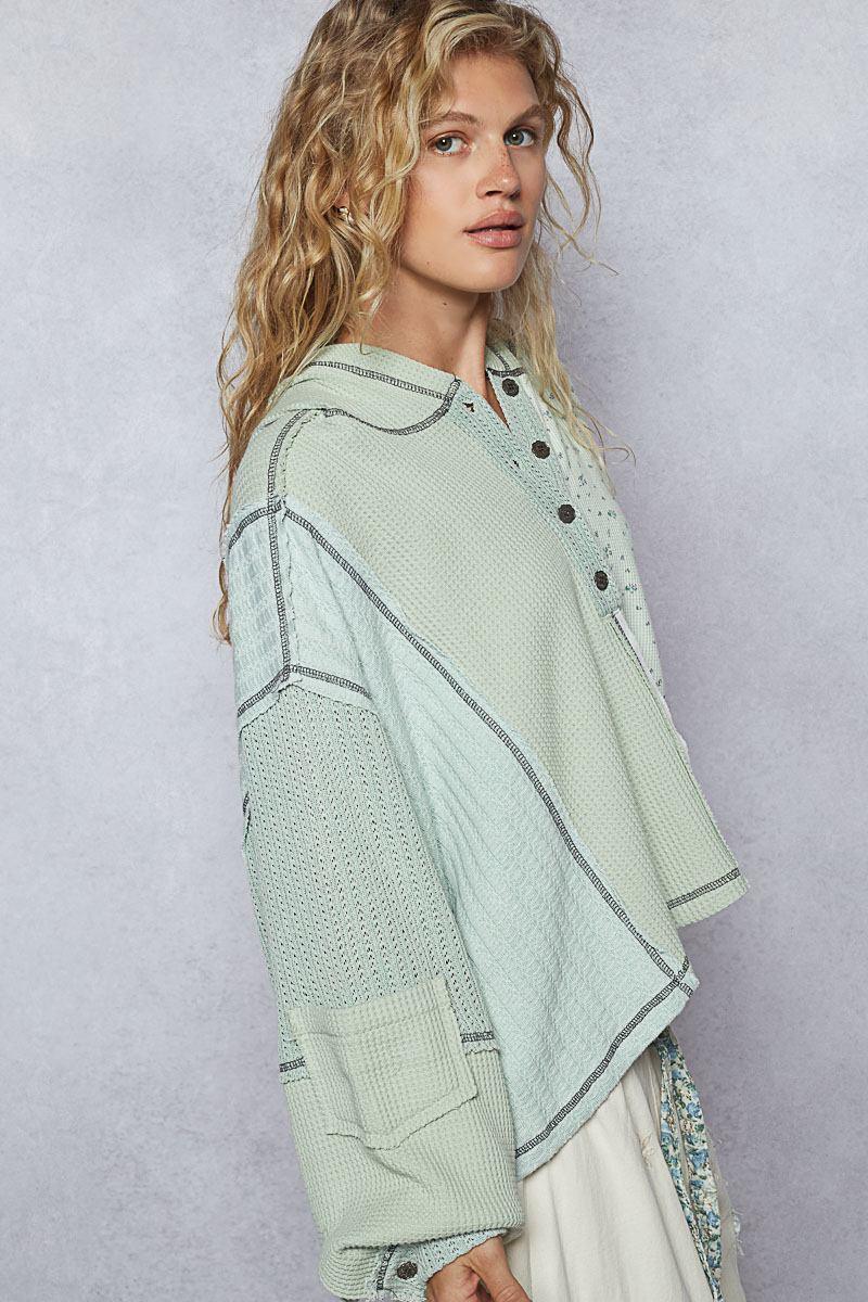 Boho Pistachio Hoodie