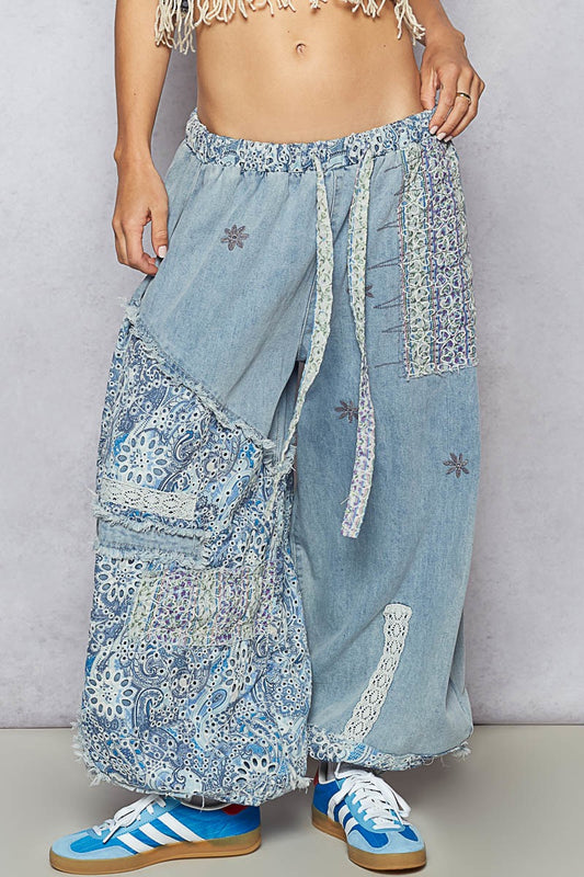 Pier Avenue Pants in Denim Blue