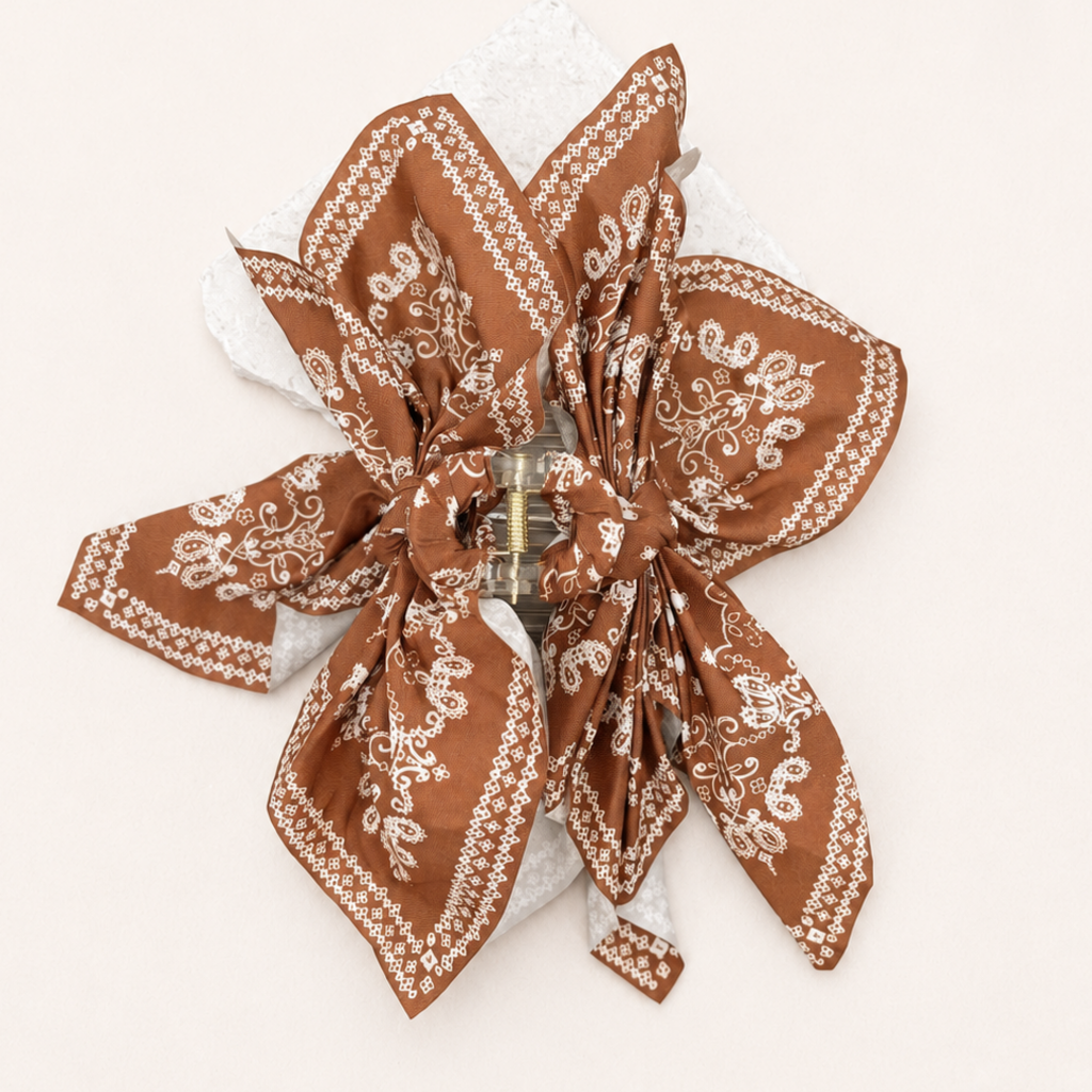 Highway 101 Bandana Bow Hair Claw